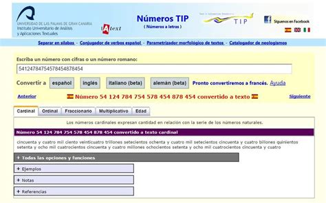 Números TIP .